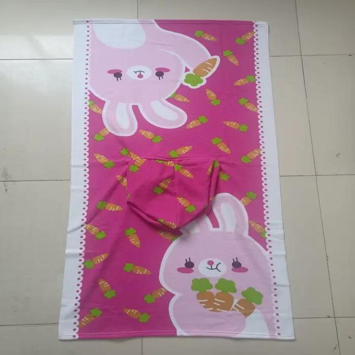 Serviette de plage à capuche pour enfants