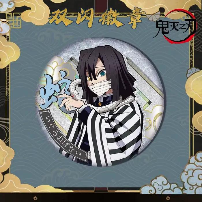 Demon Slayer: Kimetsu No Yaiba, Badge fait à la main, personnage d'anime Kamado Tanjirou Kamado Nezuko, collier, sac à dos, broche, accessoires