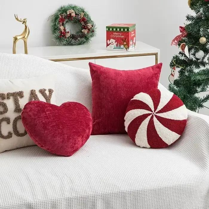 Béquilles de noël, coussins de bonbons de noël