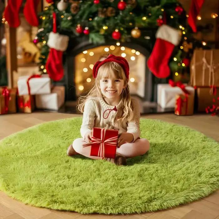 Tapis rond doux et moelleux VIKAMA