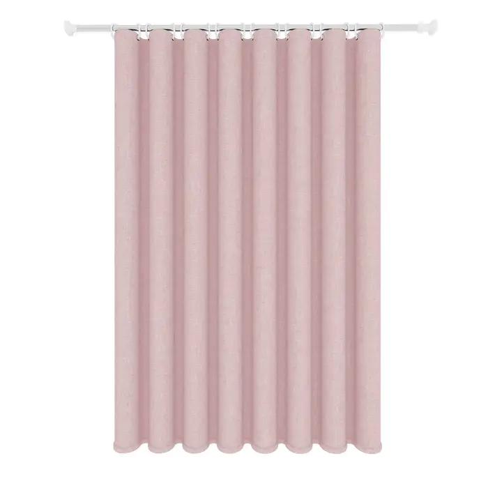 Rideau de douche en tissu de lin de style minimaliste