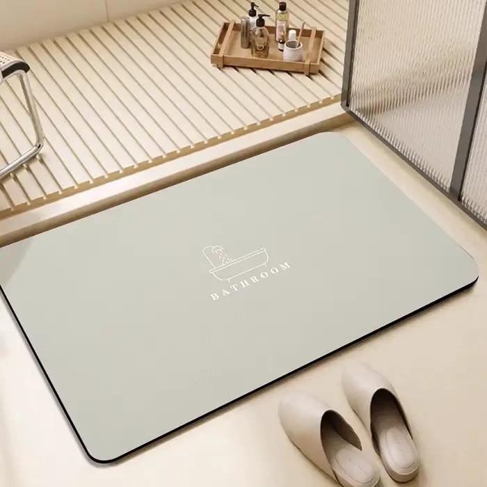 Tapis de sol absorbant pour salle de bain Simple