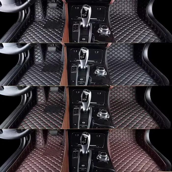 Pour Peugeot 2008 2014-2019 3008 4008 2017-2023 Tapis de sol de voiture personnalisé avec couleur de raccordement Accessoires intérieurs de voiture