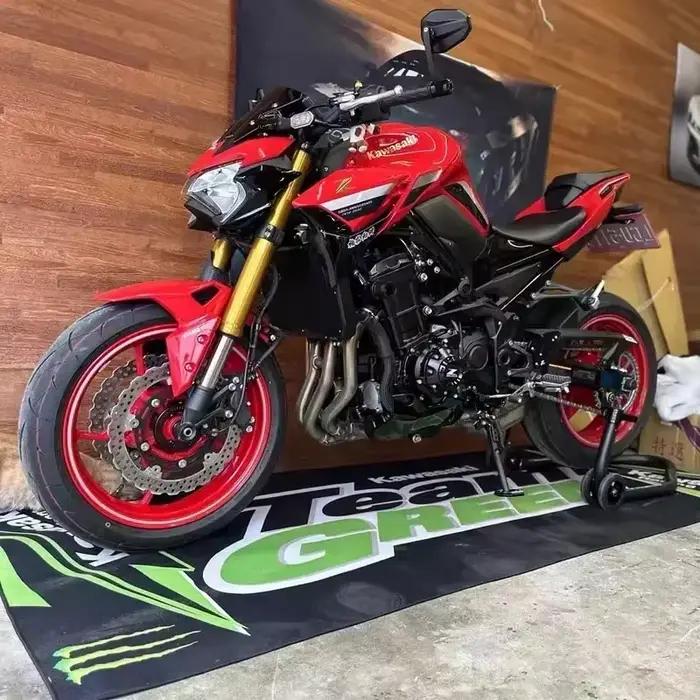 Tapis de Garage tapis de Moto course Cool Moto affichage tapis Kawasaki pour Kawasaki tapis de zone de Moto tapis de décoration de sol antidérapant