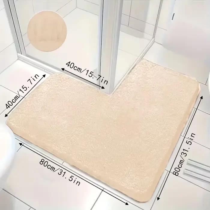 Tapis de sol de cuisine en forme de L de grande taille