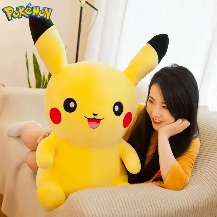 25/30/40/70CM grande taille Pokemon Pikachu peluche dessin animé animaux jouets en peluche Kawaii ornement coussin peluches enfants jouet cadeau