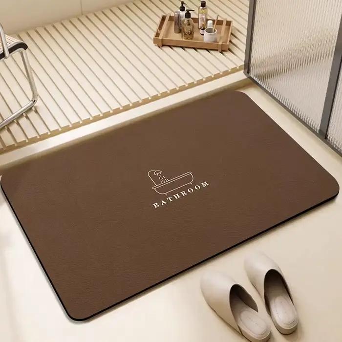 Tapis de sol absorbant pour salle de bain Simple