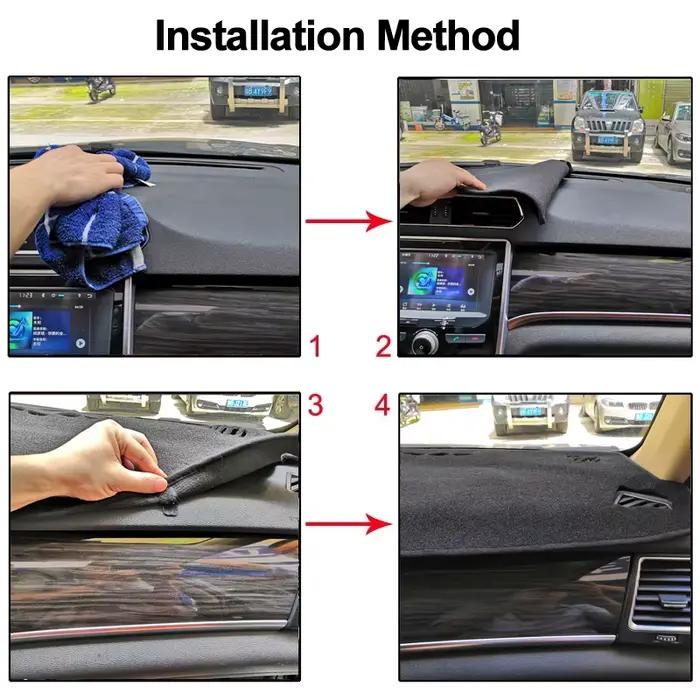 Juste de protection solaire Prada Board Pad, tapis de voiture, coussin UV, accessoires de voiture, Renault Clio Lutecia 4 IV 2013-2019 2020