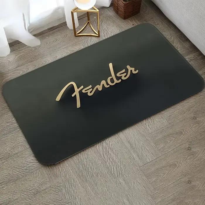 Gibson musique tapis carré anti-dérapant couloir balcon cuisine porte