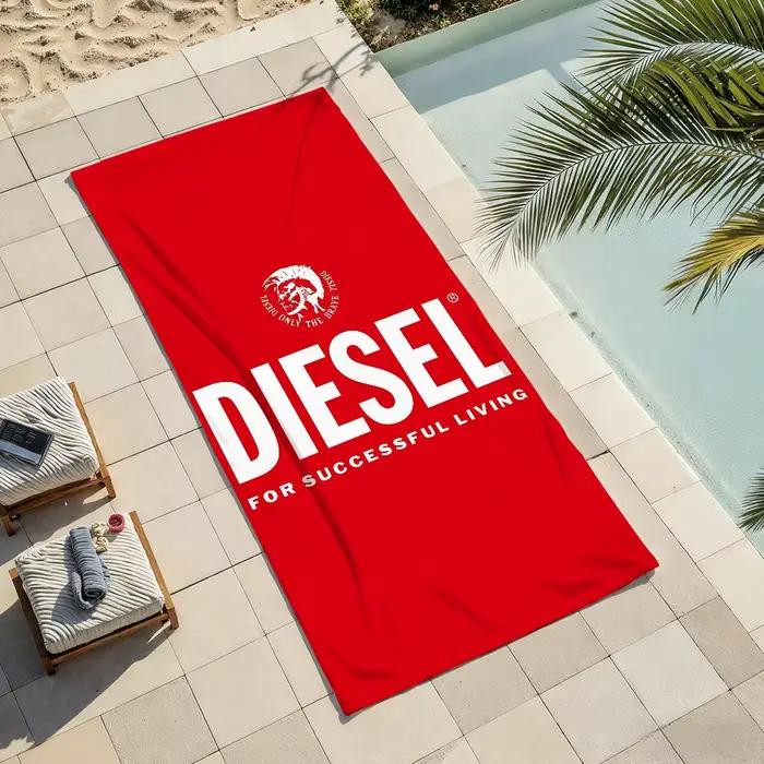 Serviette de bain à imprimé tendance D-DieselS