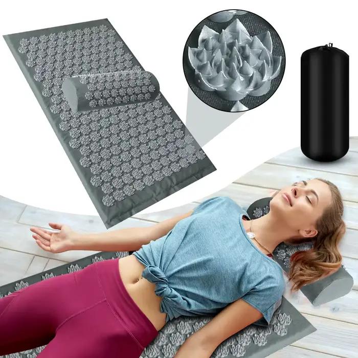 Shipetrol-Coussin de massage à pointes en polymères d'acupression, applicateur de Kuznetsov, coussin de fitness sportif, oreiller masseur, yoga, exercice de Pilates