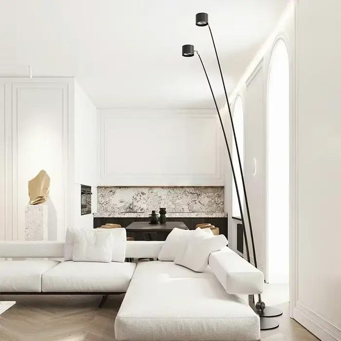 Lampe autoportante sur pied, design minimaliste moderne, luminaire décoratif d'intérieur, idéal pour un salon ou une pêche, nouveauté