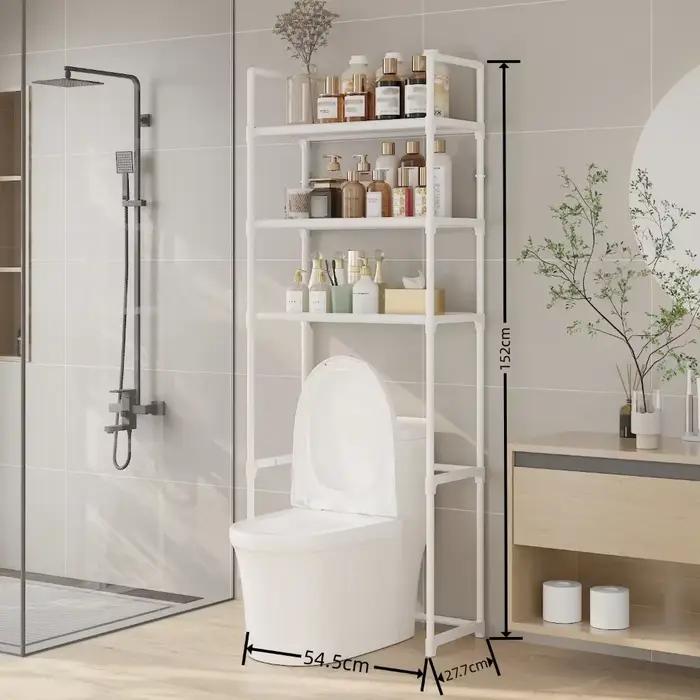 Support de rangement pour salle de bain, support pour machine à laver en plastique, salle de bain sur pied étanche domestique sans perçage