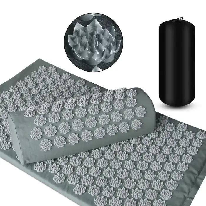 Shipetrol-Coussin de massage à pointes en polymères d'acupression, applicateur de Kuznetsov, coussin de fitness sportif, oreiller masseur, yoga, exercice de Pilates