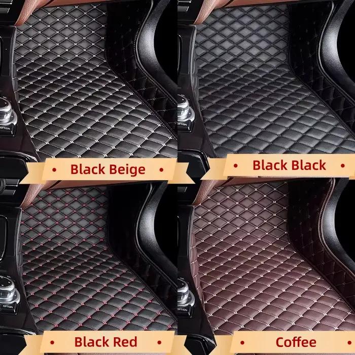 Pour Peugeot 2008 2014-2019 3008 4008 2017-2023 Tapis de sol de voiture personnalisé avec couleur de raccordement Accessoires intérieurs de voiture