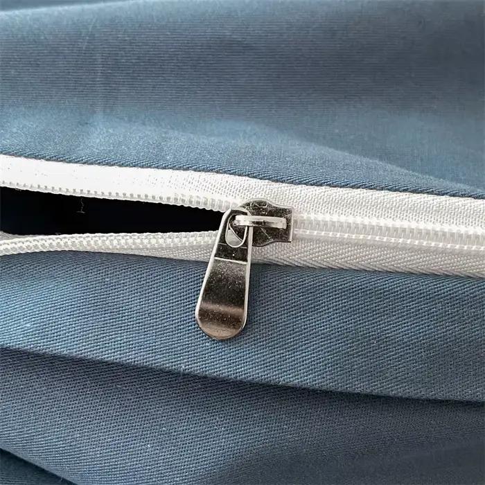 Ensemble de literie de haute qualité 100% coton avec housse de couette brodée