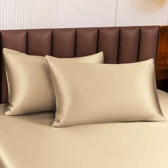 Taie d'oreiller décorative de luxe solide