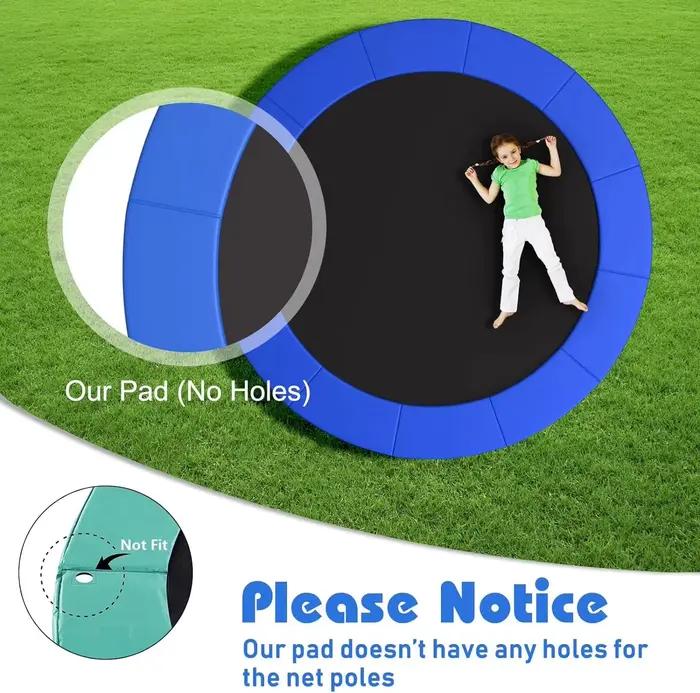 Tapis de Protection pour Trampoline, 6/8/10 pieds, coussin de sécurité pour Trampoline, ressort rond, housse de Protection résistante à l'eau, accessoires de Sport à domicile