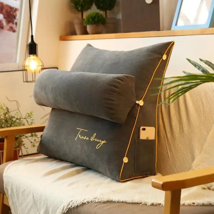 Coussin de chevet triangulaire japonais et coréen