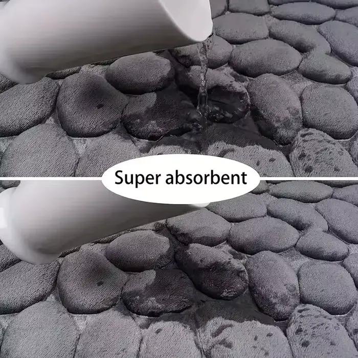 Tapis en fibres gaufrées