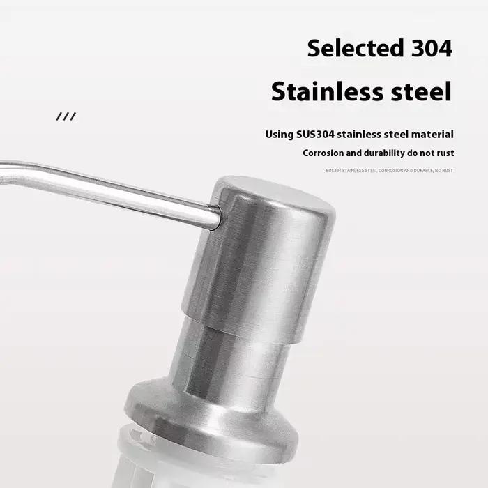 ZEXEF distributeur de savon détergent de cuisine pour évier accessoires de recharger le dessus supérieur au-dessus avec pompe à bouteille d'alcool de salle de bain liquide