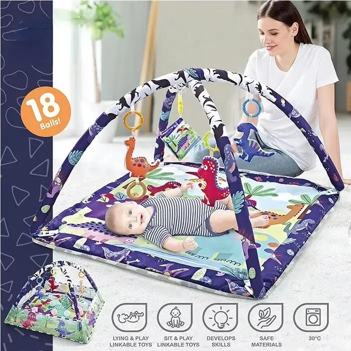 Cadre de Fitness multifonctionnel pour enfants, tapis éducatif, couverture rampante, tapis de jeu pour nourrissons, tapis d'activité pour enfants, jouets de gymnastique pour bébé, cadeau