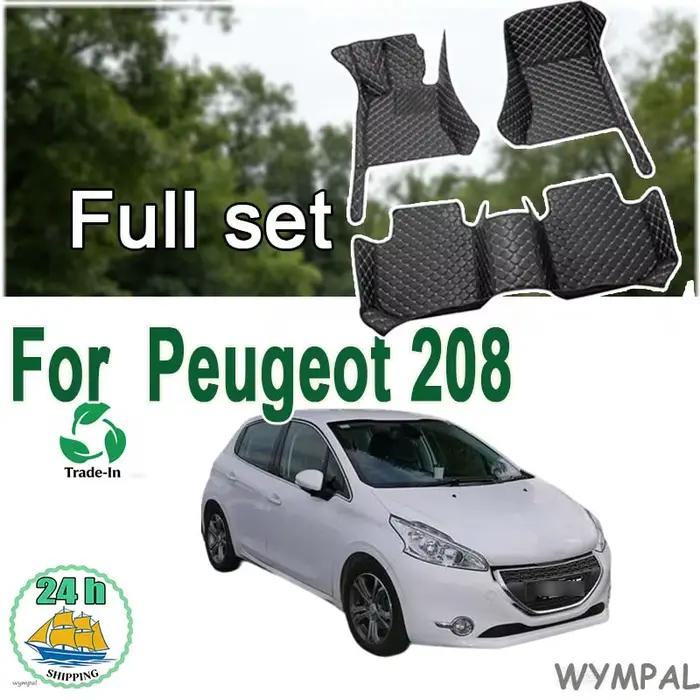 Tapis de sol en cuir de luxe pour voiture, tapis durables, tapis anti-sale, ensemble d'accessoires de voiture, polymères, KIT 208 A9 2012 ~ 2018, 2013 2014