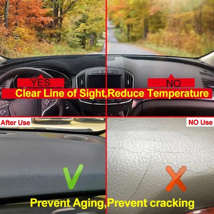 Juste de protection solaire Prada Board Pad, tapis de voiture, coussin UV, accessoires de voiture, Renault Clio Lutecia 4 IV 2013-2019 2020