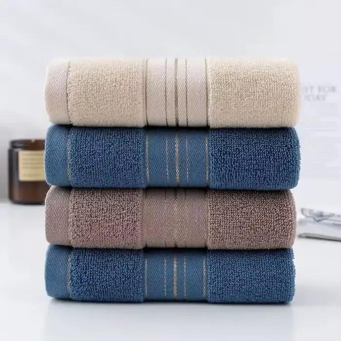 1 serviette de bain en coton épais pour couples, 75x35cm