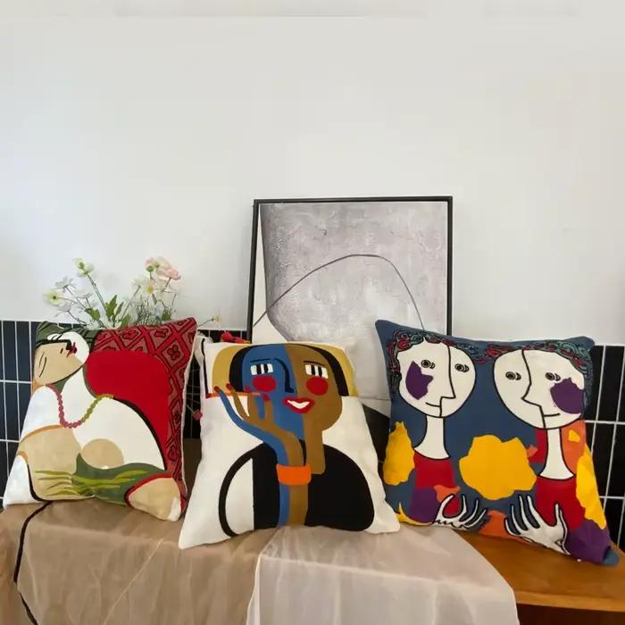 Picasso – housse de coussin abstraite