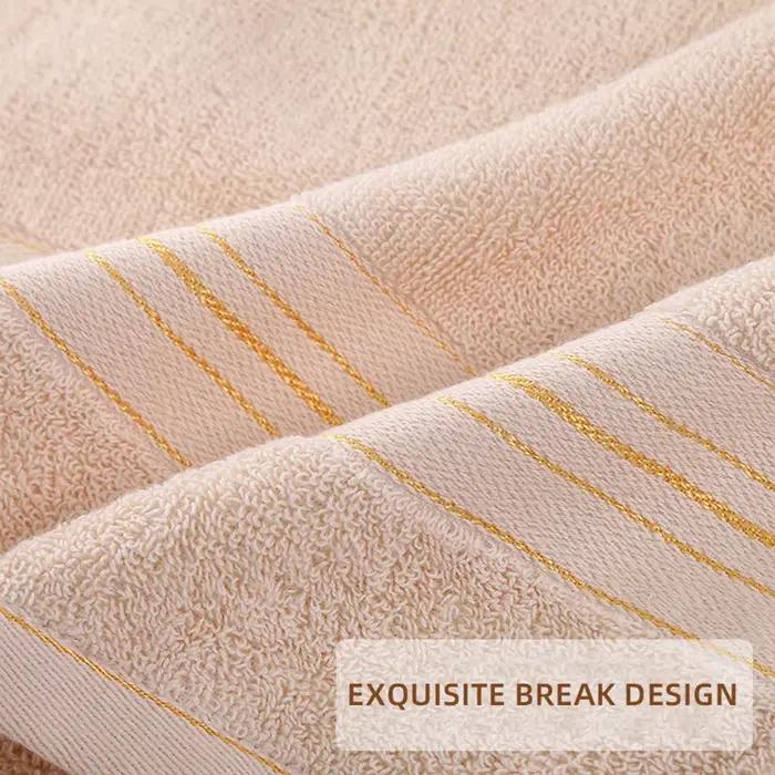 1 serviette de bain en coton épais pour couples, 75x35cm