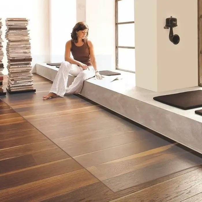 Tapis de Protection de sol en bois Transparent, paillasson de sol en plastique PVC, pour chaise d'ordinateur, tapis de protection en plastique, tapis de mise à la terre, nouveauté 20221