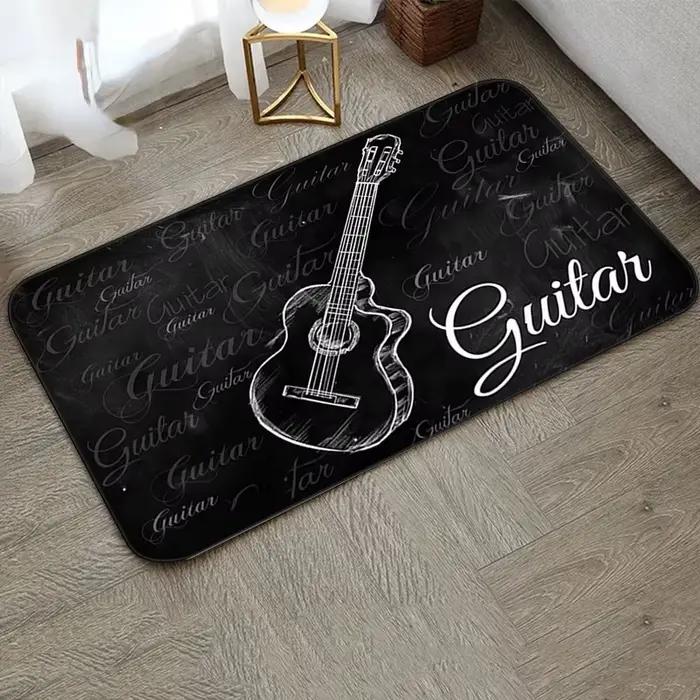 Gibson musique tapis carré anti-dérapant couloir balcon cuisine porte
