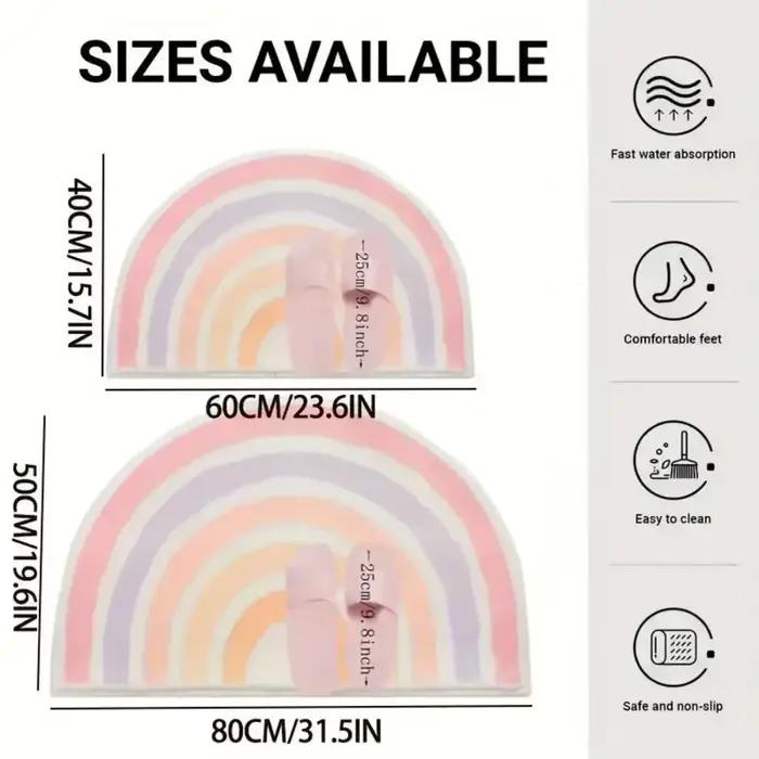 VIKAMA – paillasson isolant arc-en-ciel