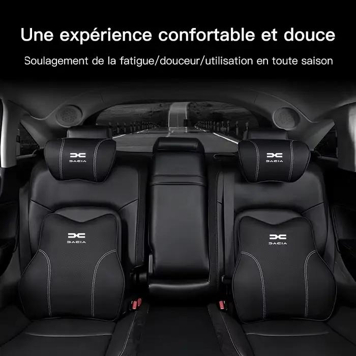 Sièges de voiture Support taille coussin appui-tête oreiller lombaire accessoires pour Dacia Bigster printemps Duster Sandero Jogger Dokker Lodgy