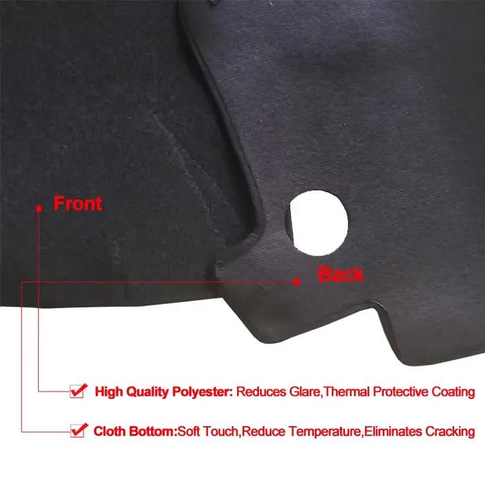 Juste de protection solaire Prada Board Pad, tapis de voiture, coussin UV, accessoires de voiture, Renault Clio Lutecia 4 IV 2013-2019 2020