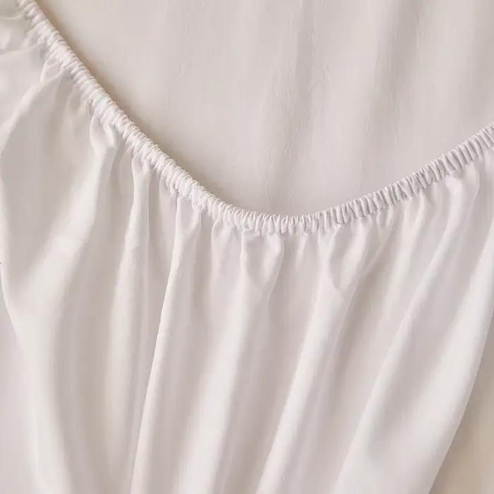 Drap-housse de lit de luxe en pur coton égyptien