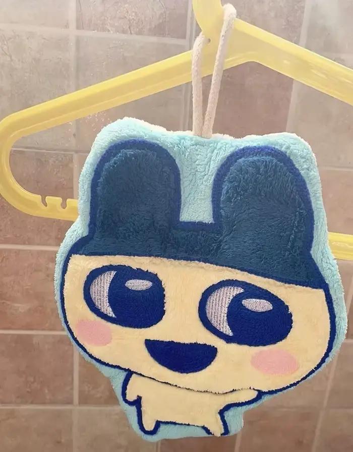 Serviettes de cuisine et de salle de bain Tamagotchies mignonnes à suspendre