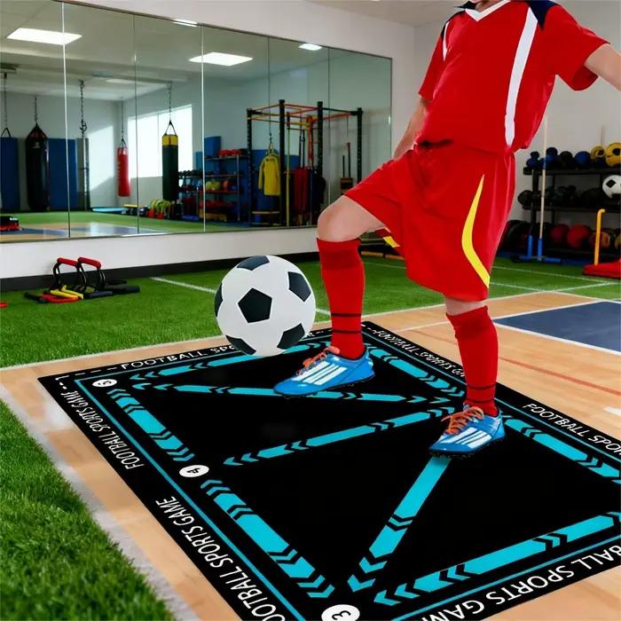 Tapis d'entraînement de Football, tapis de jeu de sport, décoration de la maison, Durable, pour activités d'intérieur pour enfants, tapis de sol avec motif de flèche