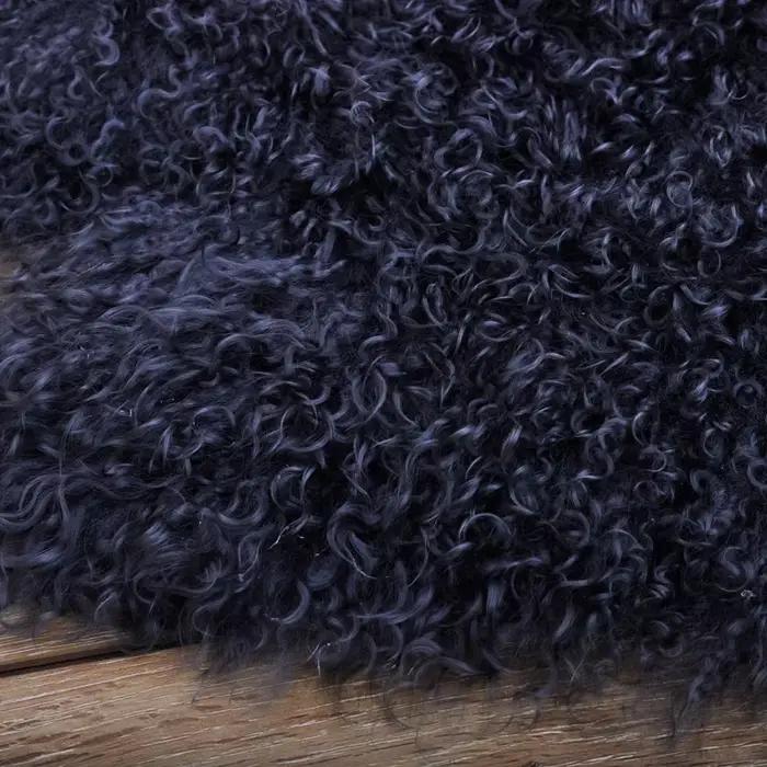 MS.Softex-Tapis en fourrure d'agneau mongol véritable