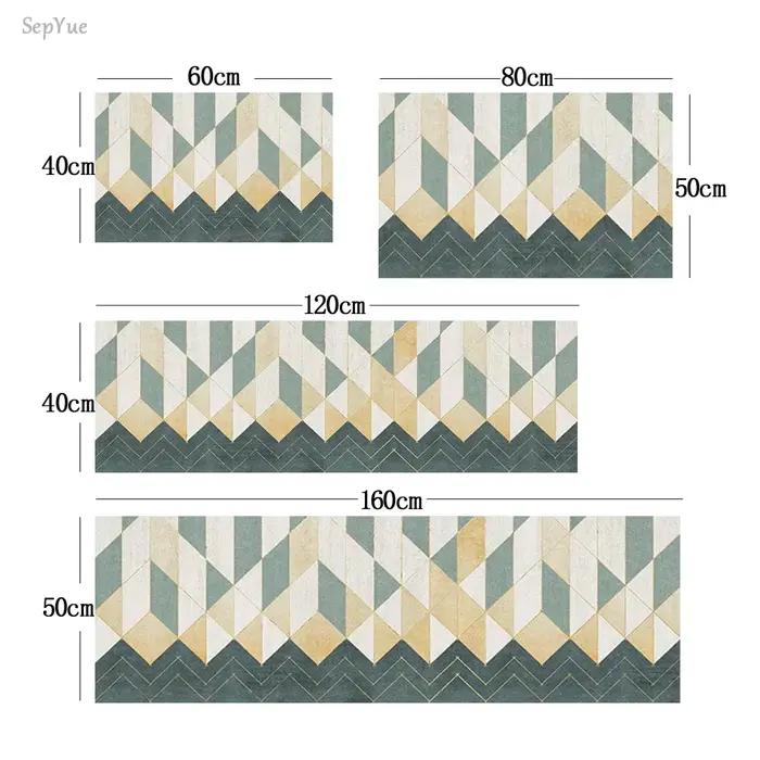 Tapis de cuisine, chambre à coucher