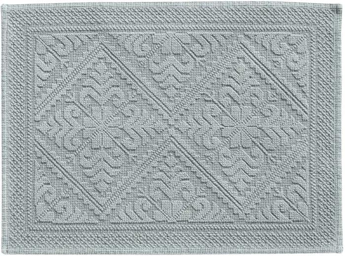 Tapis de bain uni Enzo Jade 54 x 64