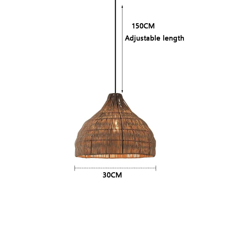 Style japonais Wasabi lustres Table à manger lampe nordique minimaliste rétro Villa Art chambre déco
