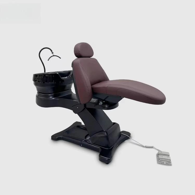 Chaise de beauté moderne pour Salon de coiffure, salon de coiffure, chaise de shampoing populaire av