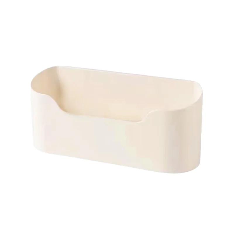 Étagère de rangement adhésive murale pour cuisine, boîte de rangement multifonctionnelle pour porte