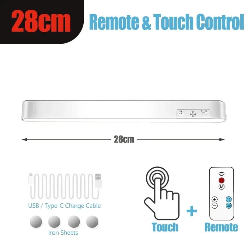 Lampe de table pour soins des yeux HOMEFISH, barre lumineuse LED, lampe de lecture de bureau sans fi