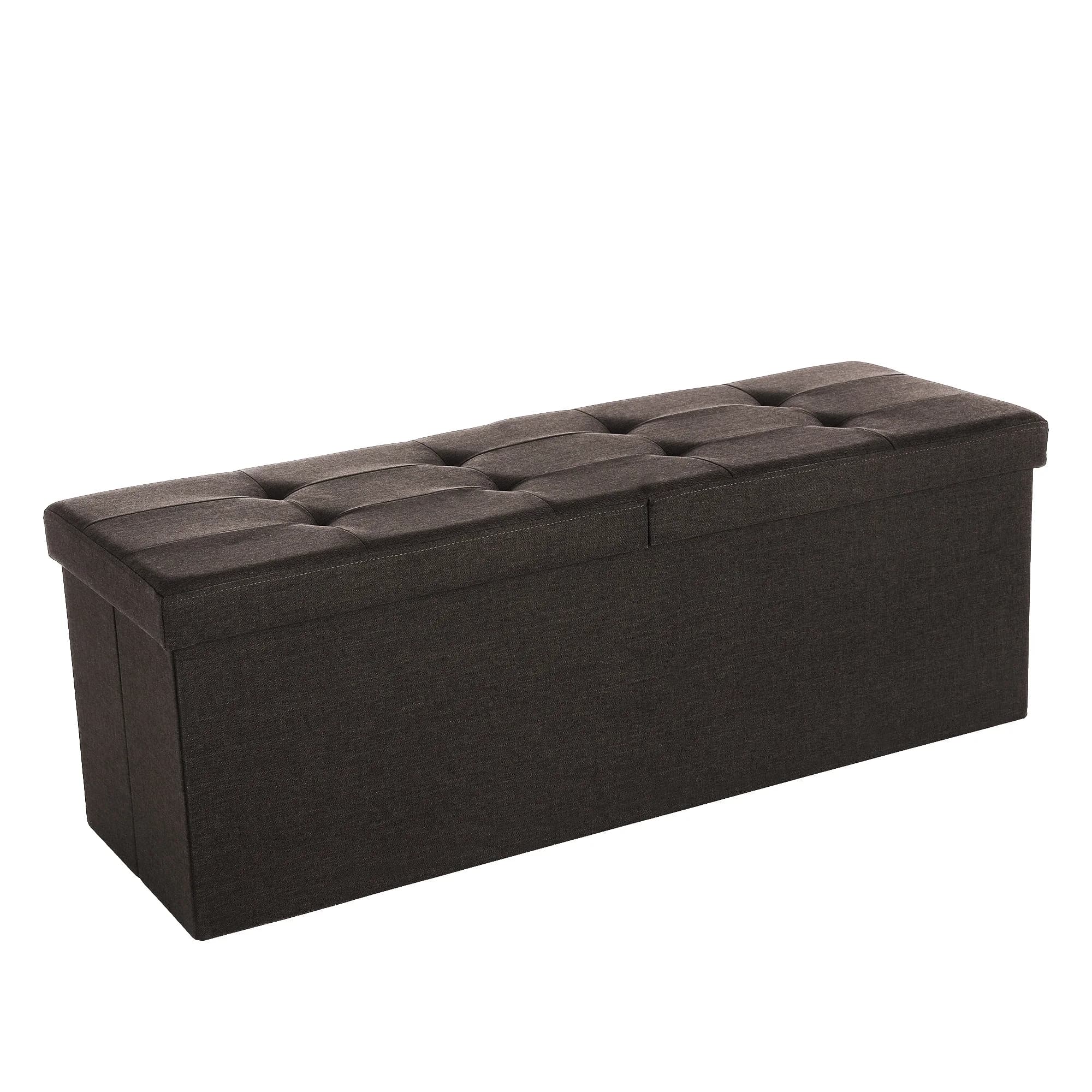 Pouf de rangement moderne pour chambre à coucher, bout de lit, banc de tabouret, boîte de rangement