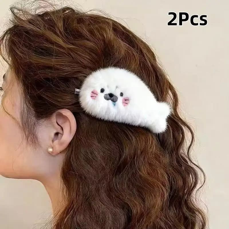 Pince à cheveux à petite sceau, accessoire pour cheveux, polyvalent, automne et hiver, pince à frang