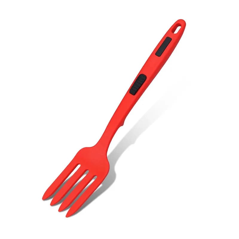Fourchettes de cuisine flexibles en Silicone, fourchettes à pâtes et nouilles résistantes à la chale