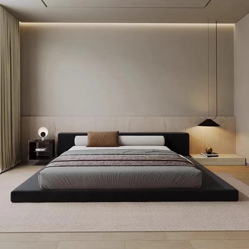 Armoires lit esthétique Unique japonais fantaisie cadre de couchage lit chambre Double Muebles Para dortoir maison accessoires